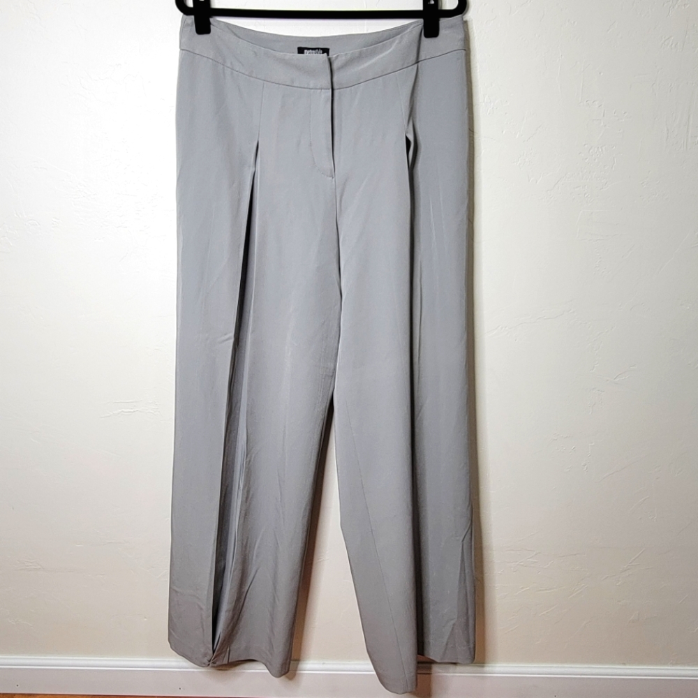 Vintage Metrostyle Grey Pleated & Tucked Slacks